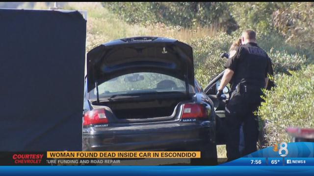 Woman Found Dead Inside A Car In Escondido Cbs News 8 San Diego Ca News Station Kfmb 5057