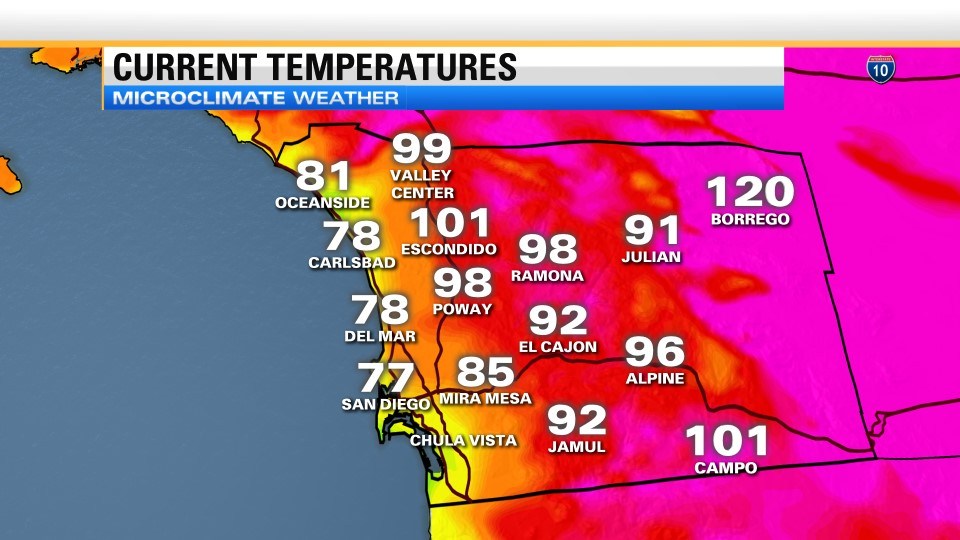 Intense heat wave breaks records across the San Diego region CBS News