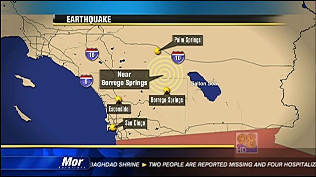 Magnitude 5.4 quake shakes San Diego - San Diego, California News ...