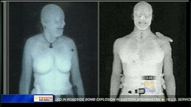 female airport body scanners. Airport body scanners