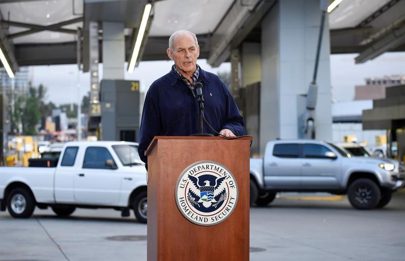 Homeland Security head tours border as wall plan takes shape CBS News