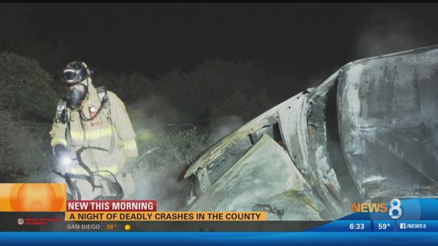 A Night Of Deadly Crashes In San Diego County Cbs News 8 San Diego