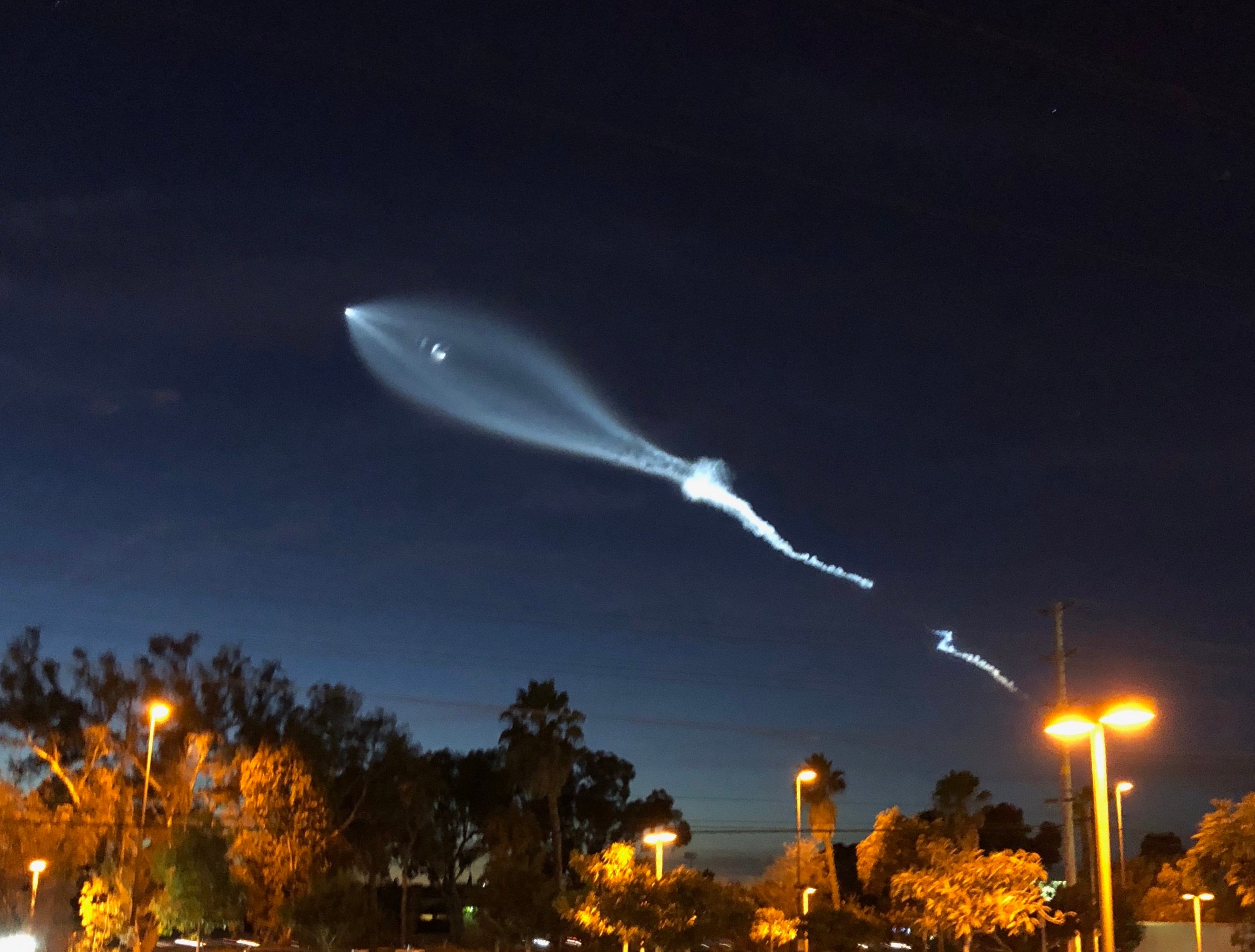 SpaceX rocket launch lights up the Southern California sky The CW San