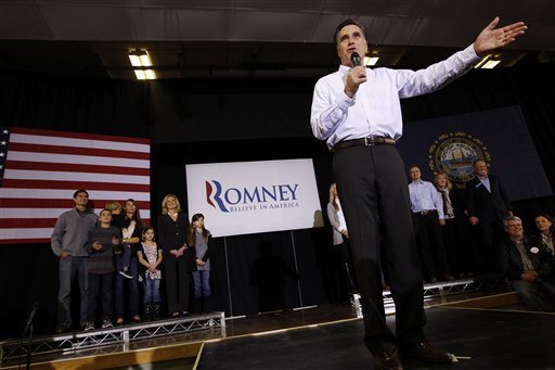  looking to chip away at Romney in NH - San Diego, California News ...
