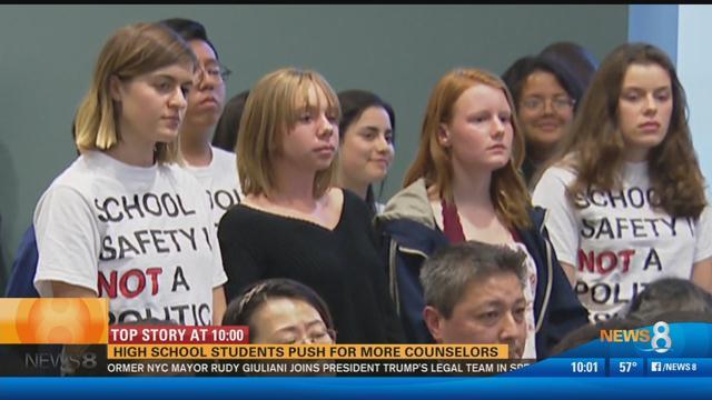 Bay Area students in northern California rally against gun-related violence