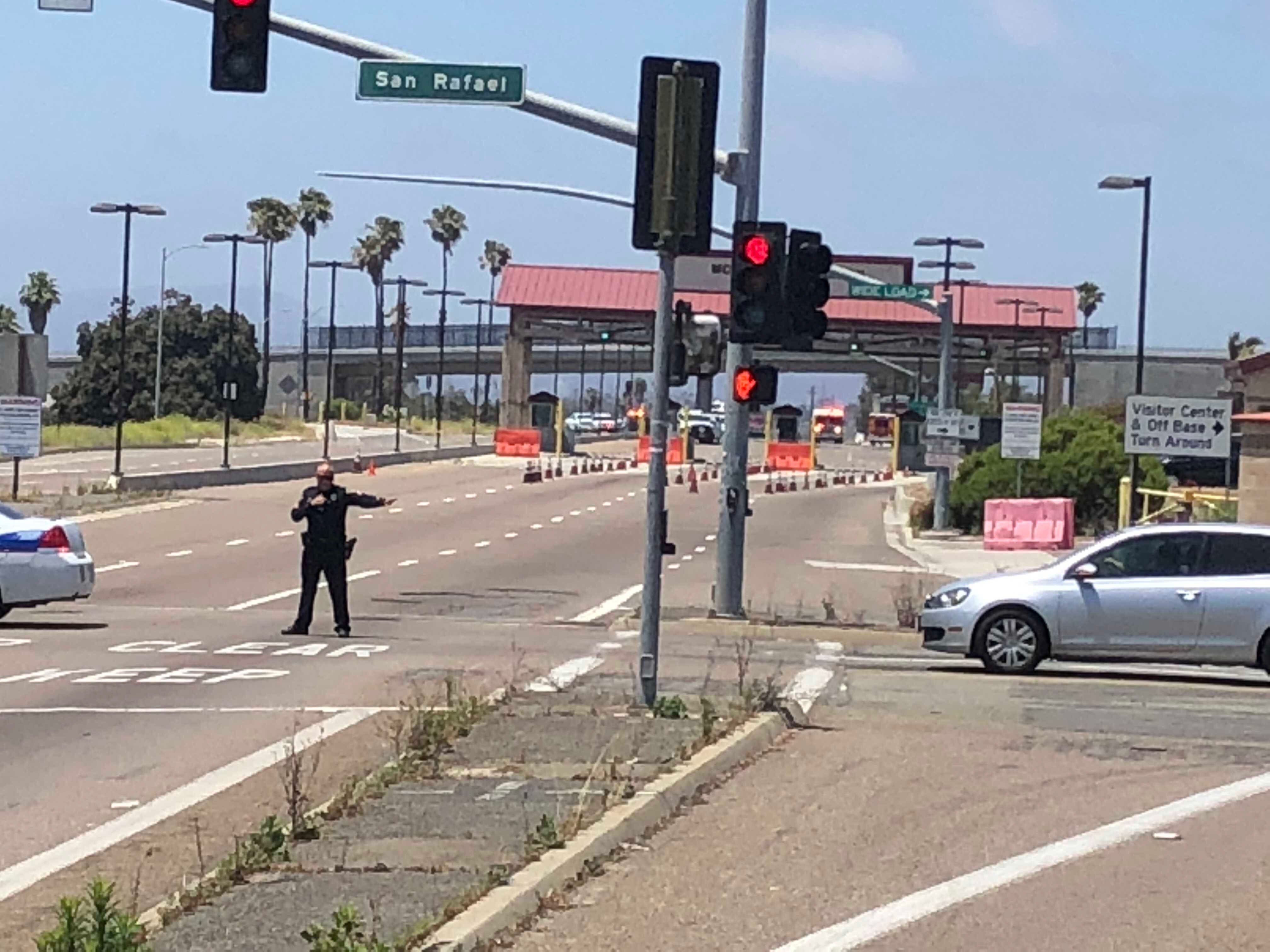 Main gate at Camp Pendleton reopened after driver approached 'a CBS