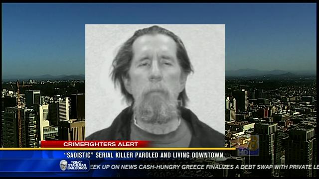 "Sadistic" serial killer paroled and living downtown - CBS News 8 - San