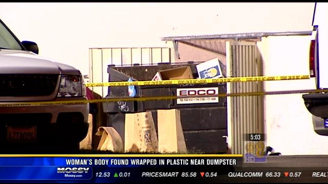 Womans Body Found Wrapped In Plastic Near Dumpster In Vista Cbs News 