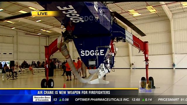 SDGE air crane to aid in fighting San Diego fires - CBS News 8 - San Diego, CA News Station ...