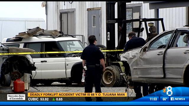 Deadly Forklift Accident Victim Identified - CBS News 8 - San Diego, CA ...