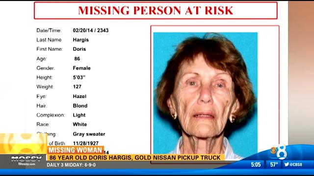 Missing 86 Year Old Woman Found Safe In L A Cbs News 8 San Diego
