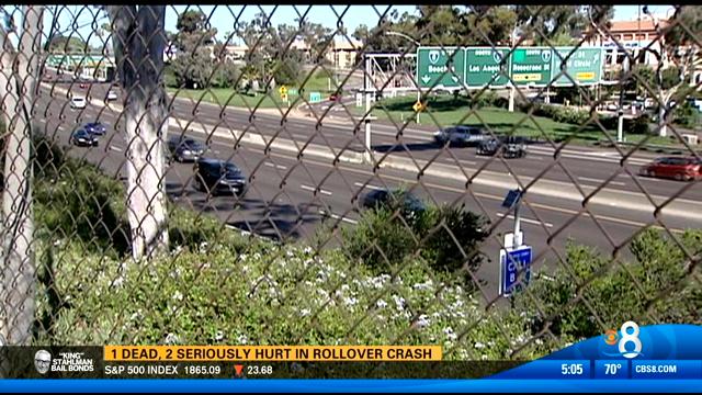 1 dead in multi-vehicle crash on Interstate 8 - CBS News 8 ...