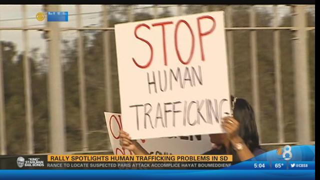 Rally Spotlights Human Trafficking Problems In San Diego Cbs News 8 San Diego Ca News 
