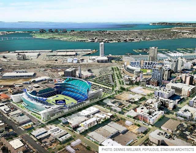 NFL: San Diego Chargers release a conceptual design for a new downtown  stadiumDilemma X