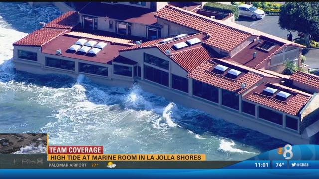 High Tide At Marine Room In La Jolla Shores - CBS News 8 - San Diego ...