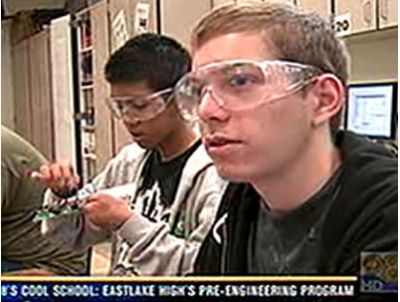 In the pre-engineering program at Eastlake High School, students are quickly 