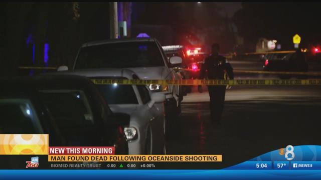 Man found dead following Oceanside shooting - CBS News 8 - San Diego ...