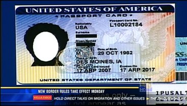 Passport or Other Enhanced ID Needed to Cross Border - CBS News 8 - San ...