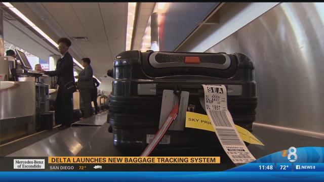 Delta launches new baggage tracking system - CBS News 8 - San Diego, CA ...