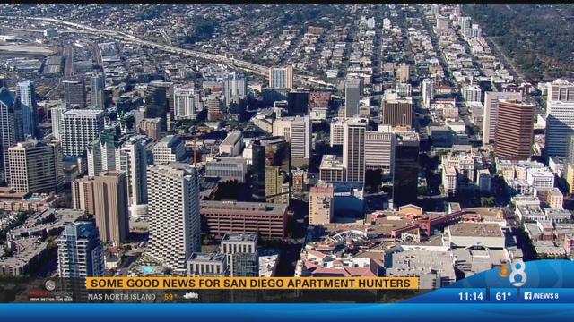Some Good News For San Go Apartment Hunters Cbs 8 San Go Cbs 8 Apartment Al Prices Continue To Up With The Average Price Of A Two Bedroom Now Around 2 200
