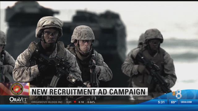 Marine Corps rolls out new recruitment ad campaign - CBS News 8 - San ...