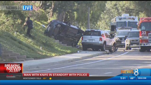 Hours-long Rancho Bernardo standoff ends in arrest - CBS News 8 - San ...