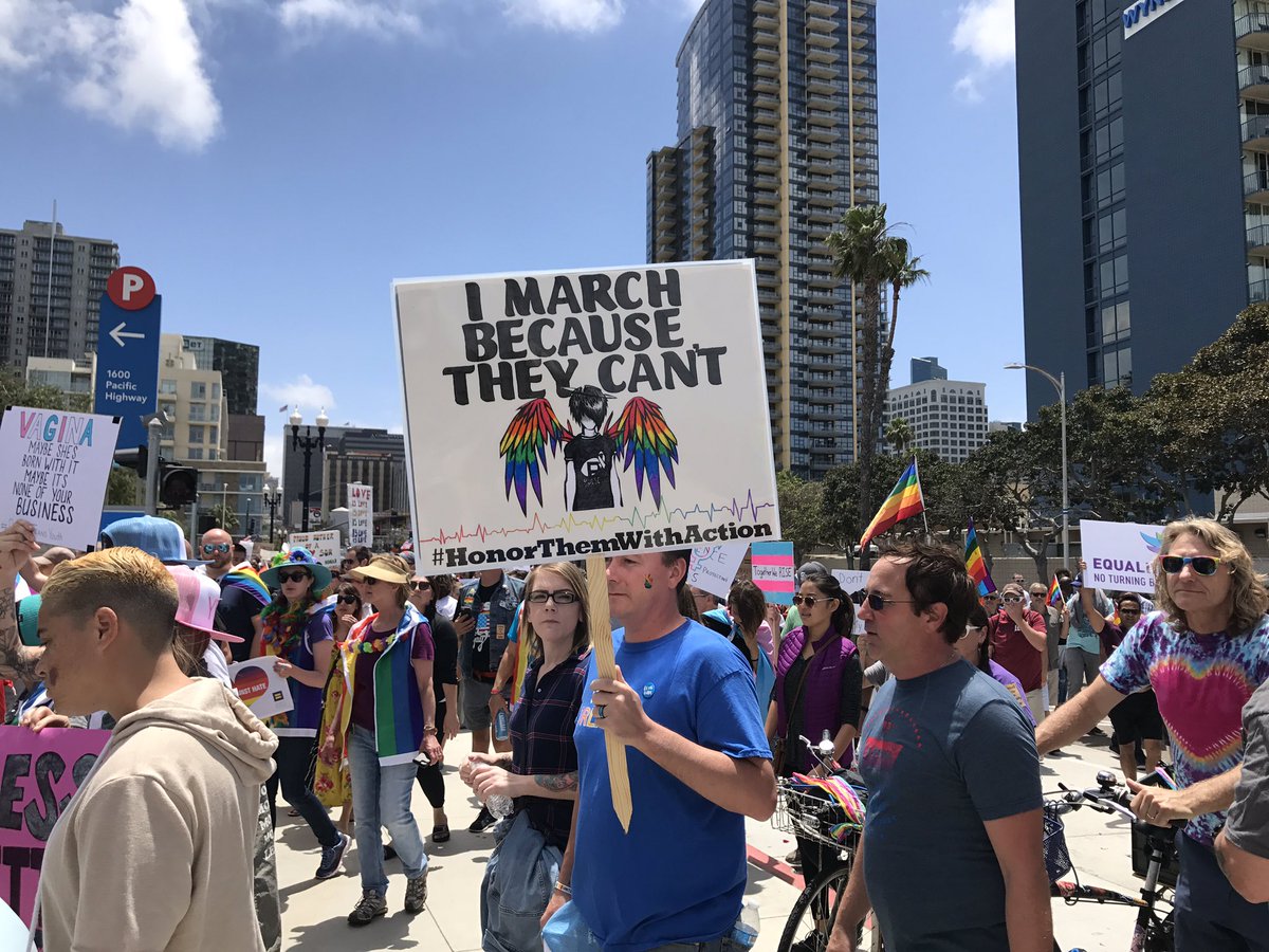 In San Diego And Across Us Thousands March For Lgbt Rights Cbs News 8 San Diego Ca News