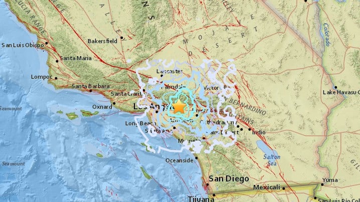 Magnitude 4 4 Earthquake Hits In Los Angeles County Felt In Sango Magnitude 4 4 Earthquake Hits In Los Angeles County Felt In Sango