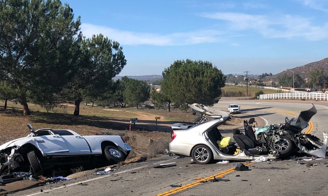 1 child killed, another injured in Ramona car crash, Highway 78 The
