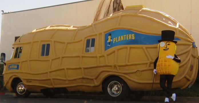 the planters nutmobile stops