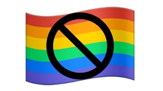 anti gay flag copy paste