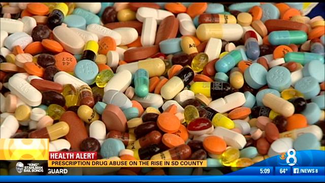 Prescription drug abuse on the rise in San Diego County - CBS News 8 ...