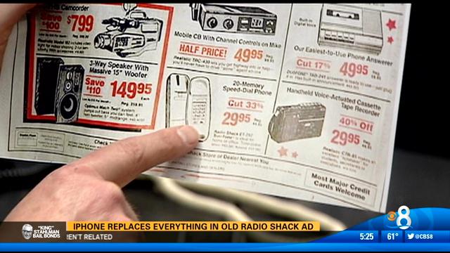 iPhone replaces everything in old Radio Shack ad - CBS ... iPhone replaces everything in old Radio Shack ad - CBS ...